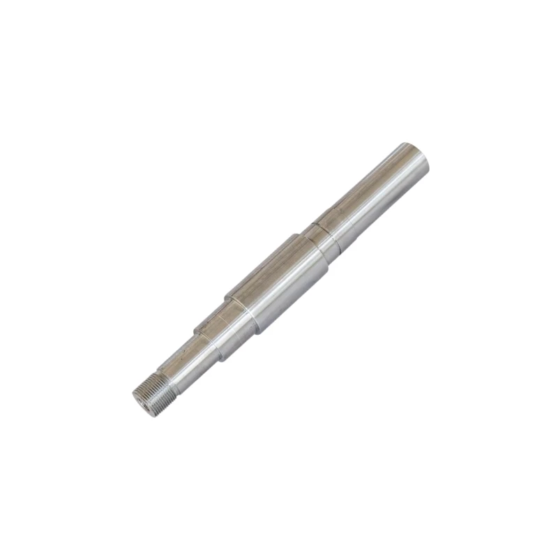 Precision pump shaft made of corrosion-resistant alloy steel for industrial pumps.