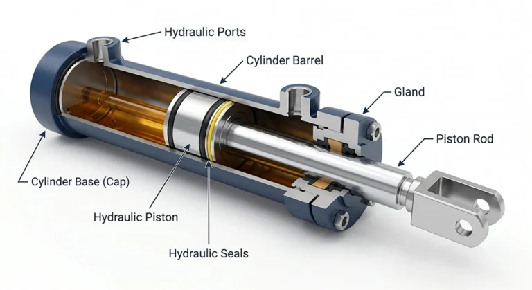 Parts of a Hydraulic Cylinder: The Heavy-Duty Technical Guide